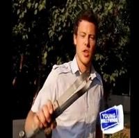 STAGE TUBE: Young Hollywood Spends the Day with GLEE's Cory Monteith